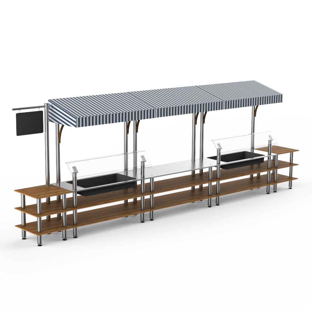 Pro Fish Market Station Modular