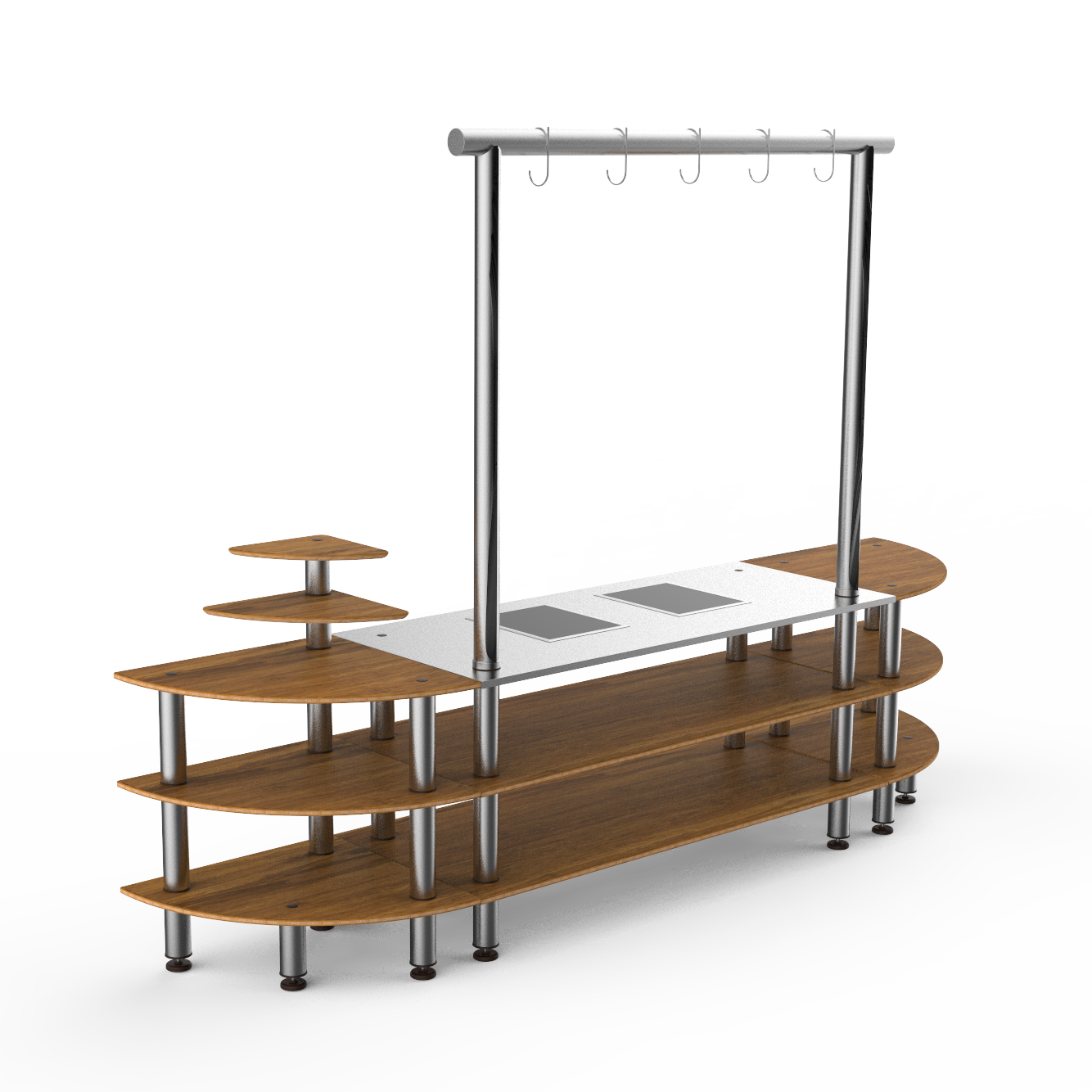 Steamline Arch Induction Station L 130.0" W 29.5" Modular