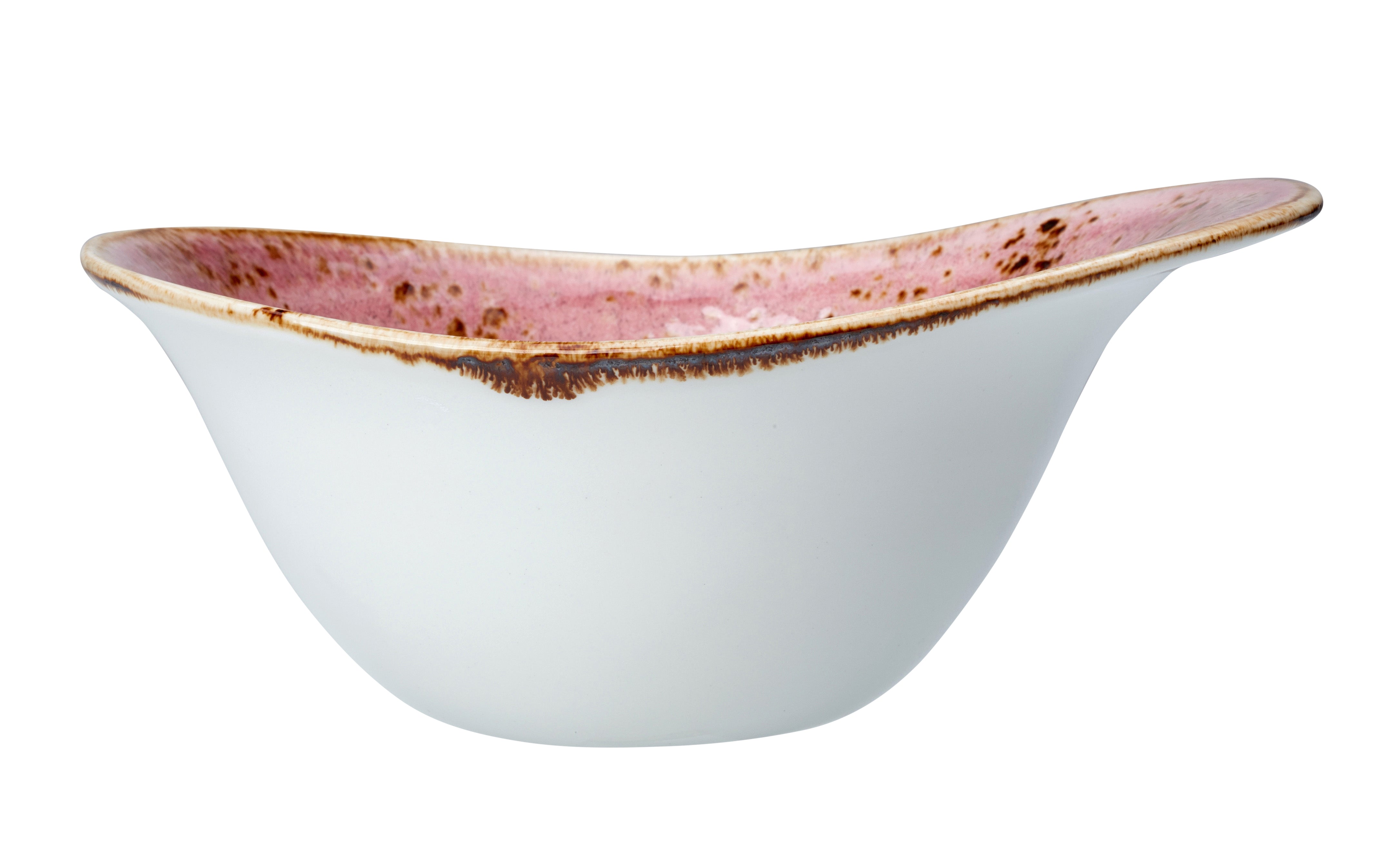 Freestyle Bowl L 7.0" W 5.5" (14.5 Oz) Craft Raspberry