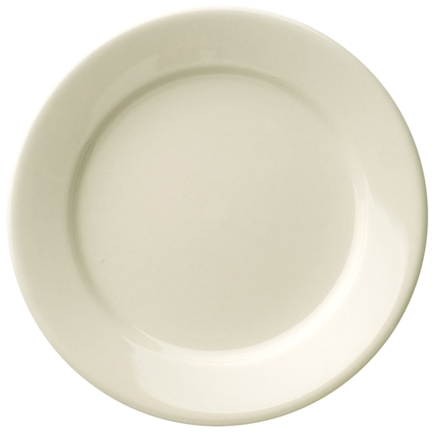 Porcelana 11.5" Round Rolled Edge, Cream White