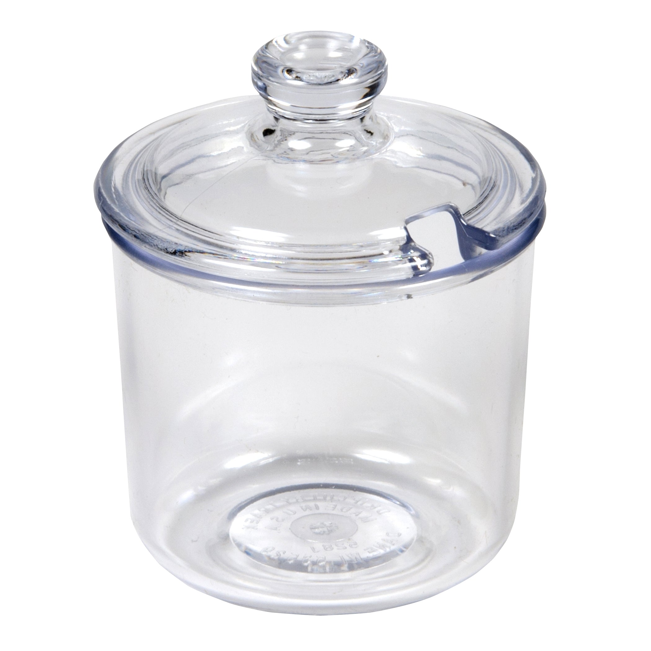 Dripcut® Clear Poly Condiment Jar and Lid