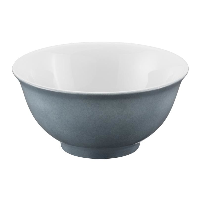 Shabby Chic Bowl, 10.125 oz., White/Blue Grey