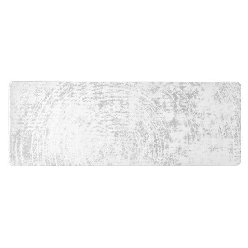 Shabby Chic Rectangular Platter, 11-3/4" x 4-1/4", Structure Grey