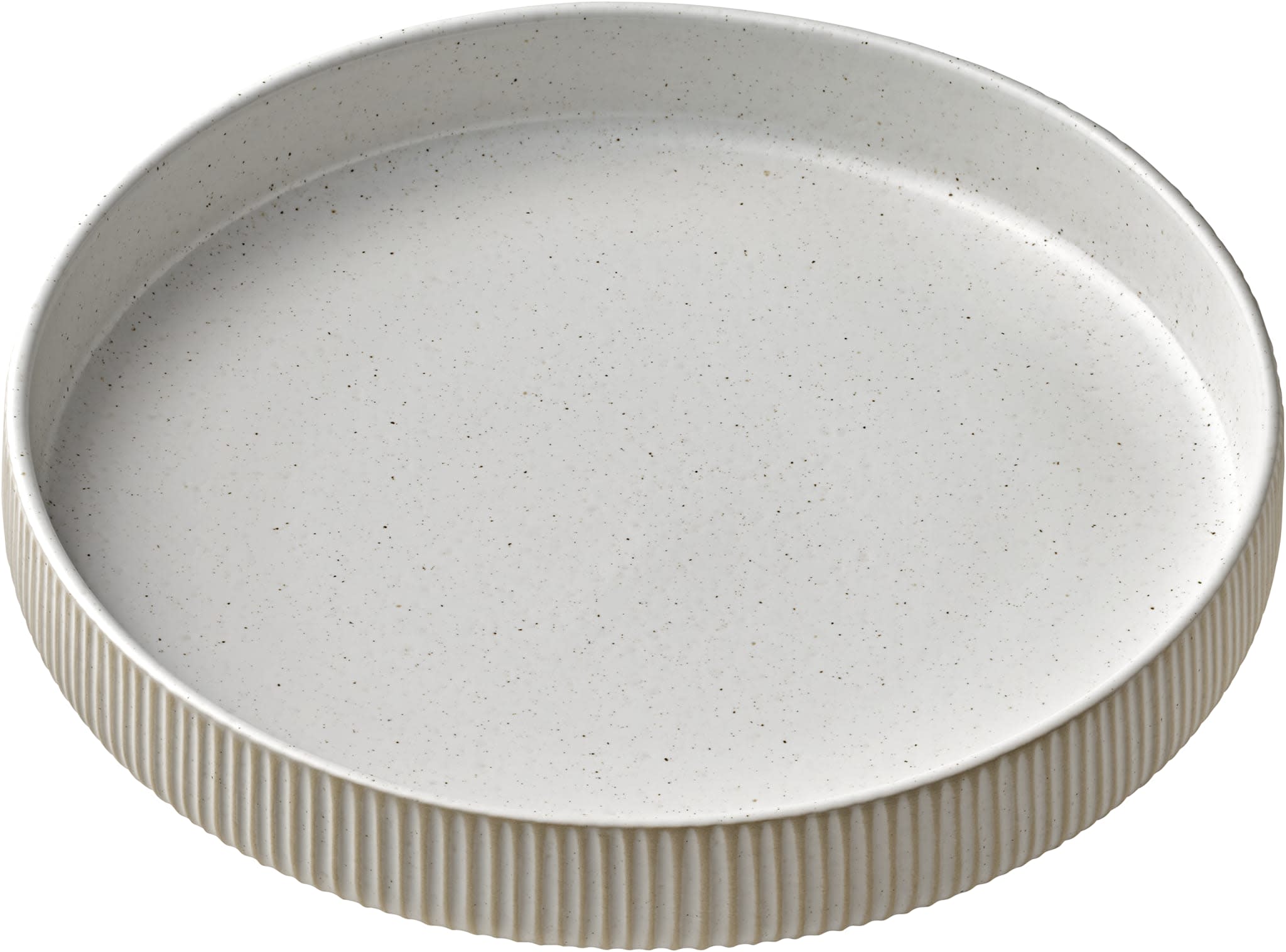 Nara Deep High Rim Plate, 44 oz., White