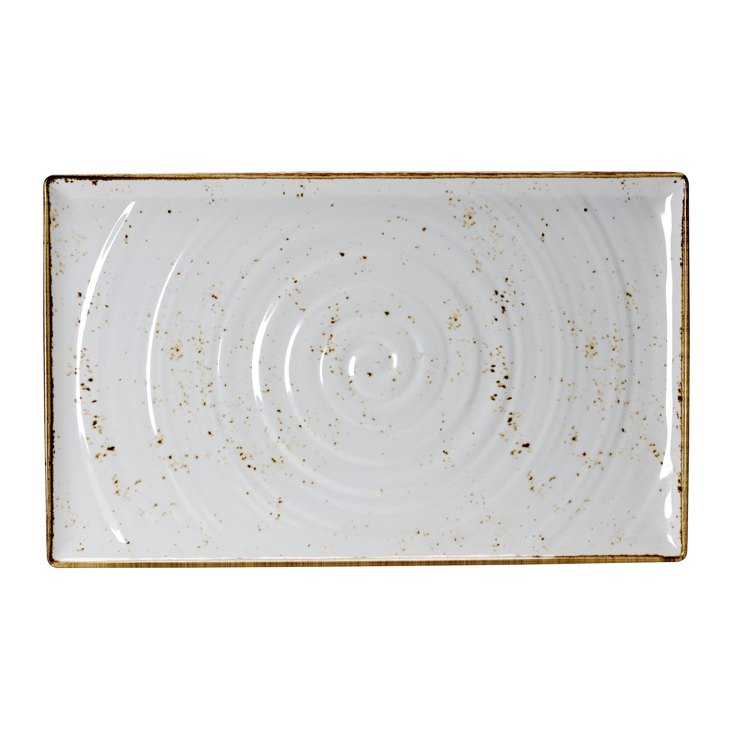 Gn 1/1 Rect Platter L 21.0" W 12.75" Craft White Mel