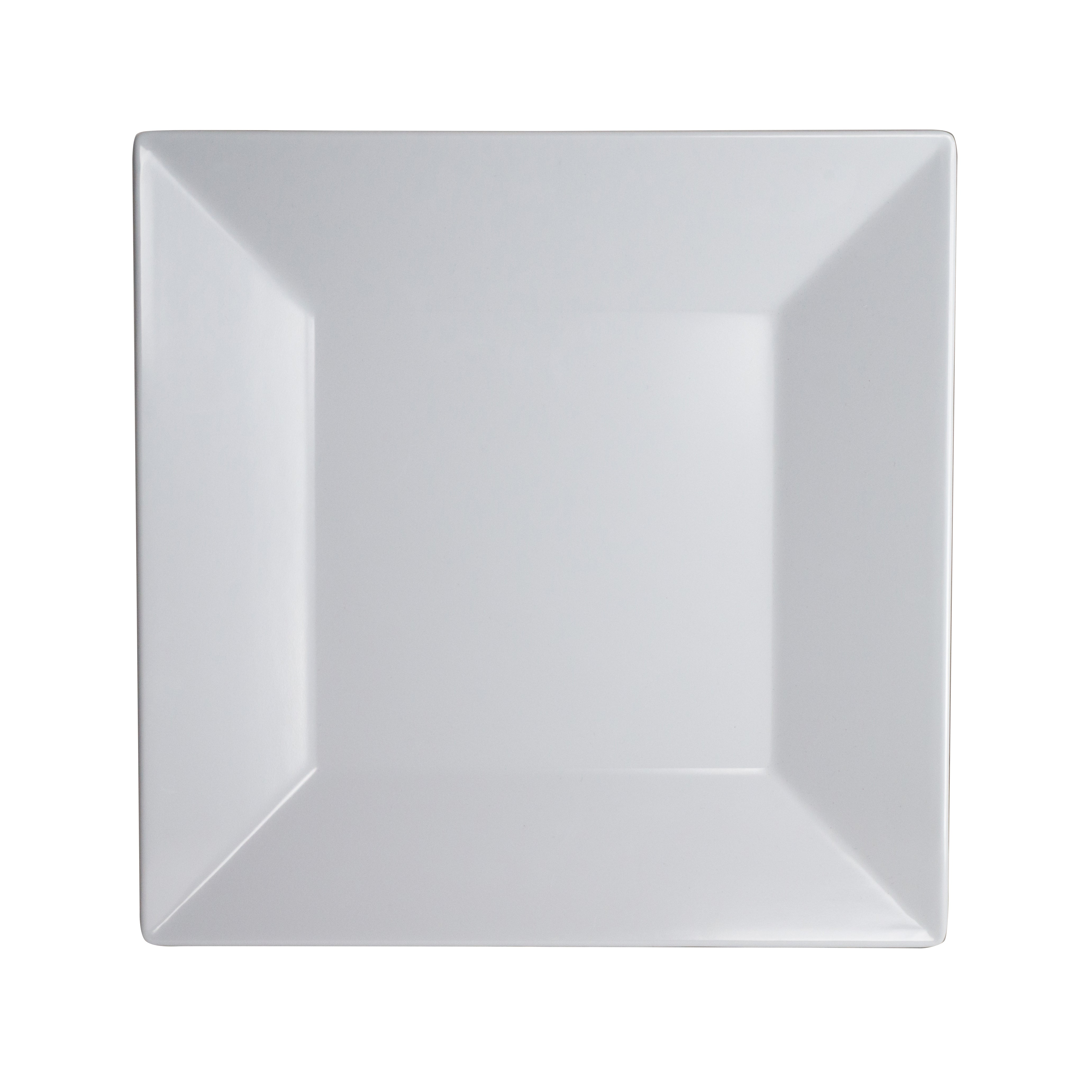 Square Plate L 8.0" W 8.0" Polar White