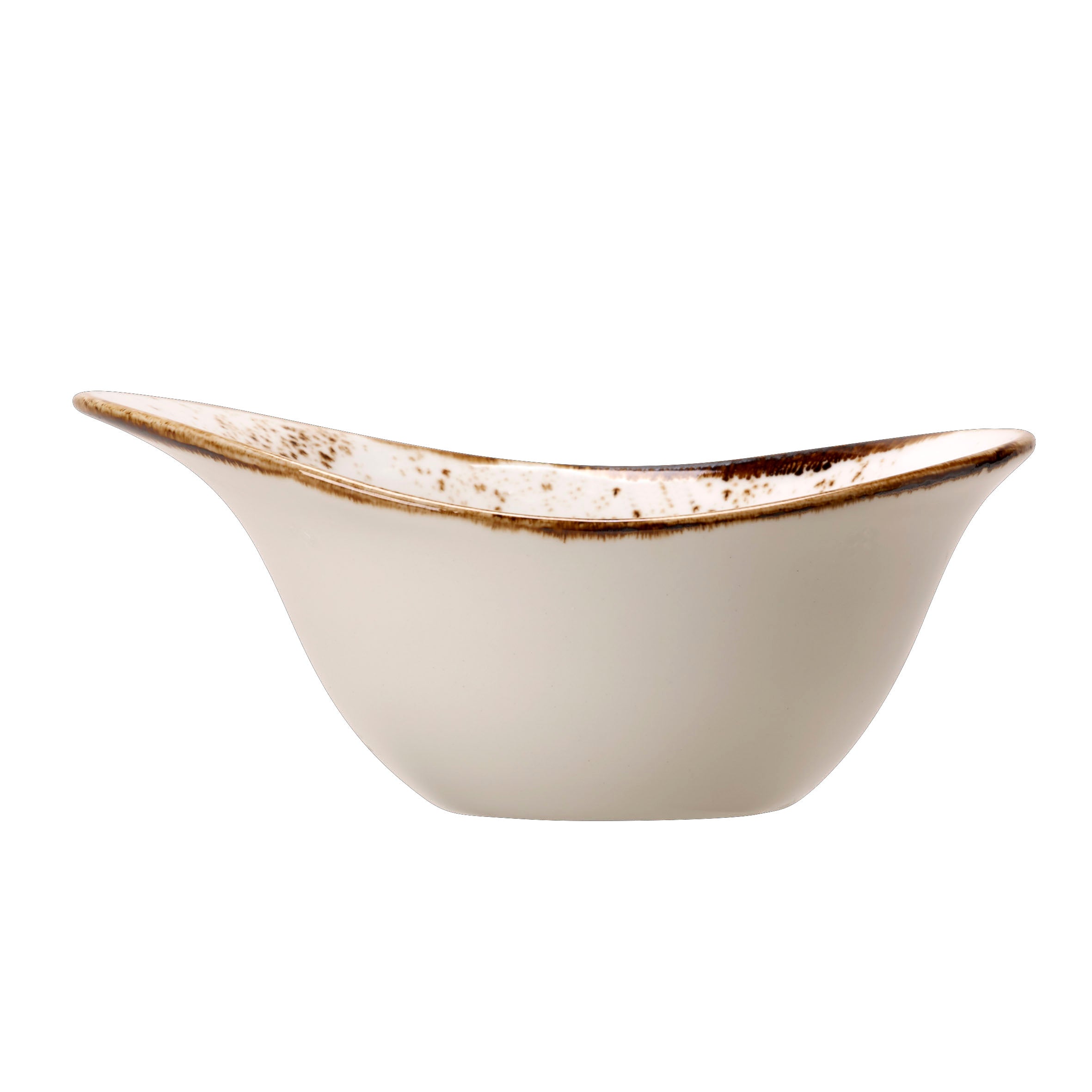 Bowl L 7.0" W 5.5" (14.5 Oz) Craft White