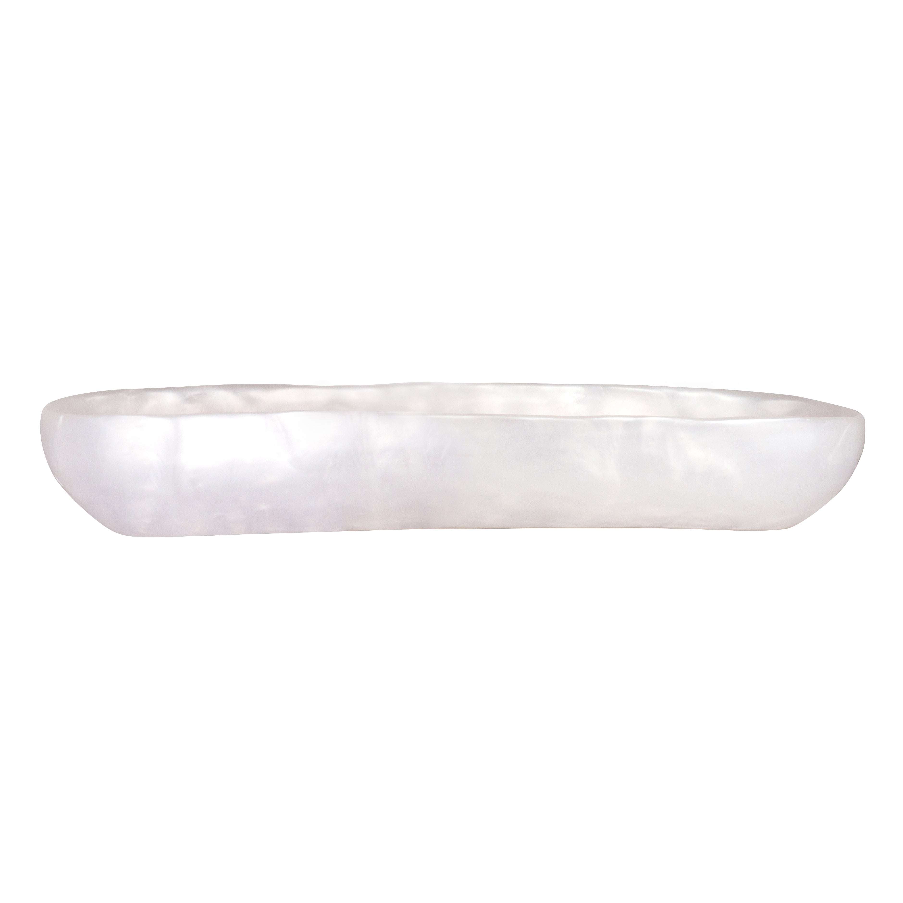 Trough Centerpiece L 22.0" W 6.0" (3.5 Qt) Wave