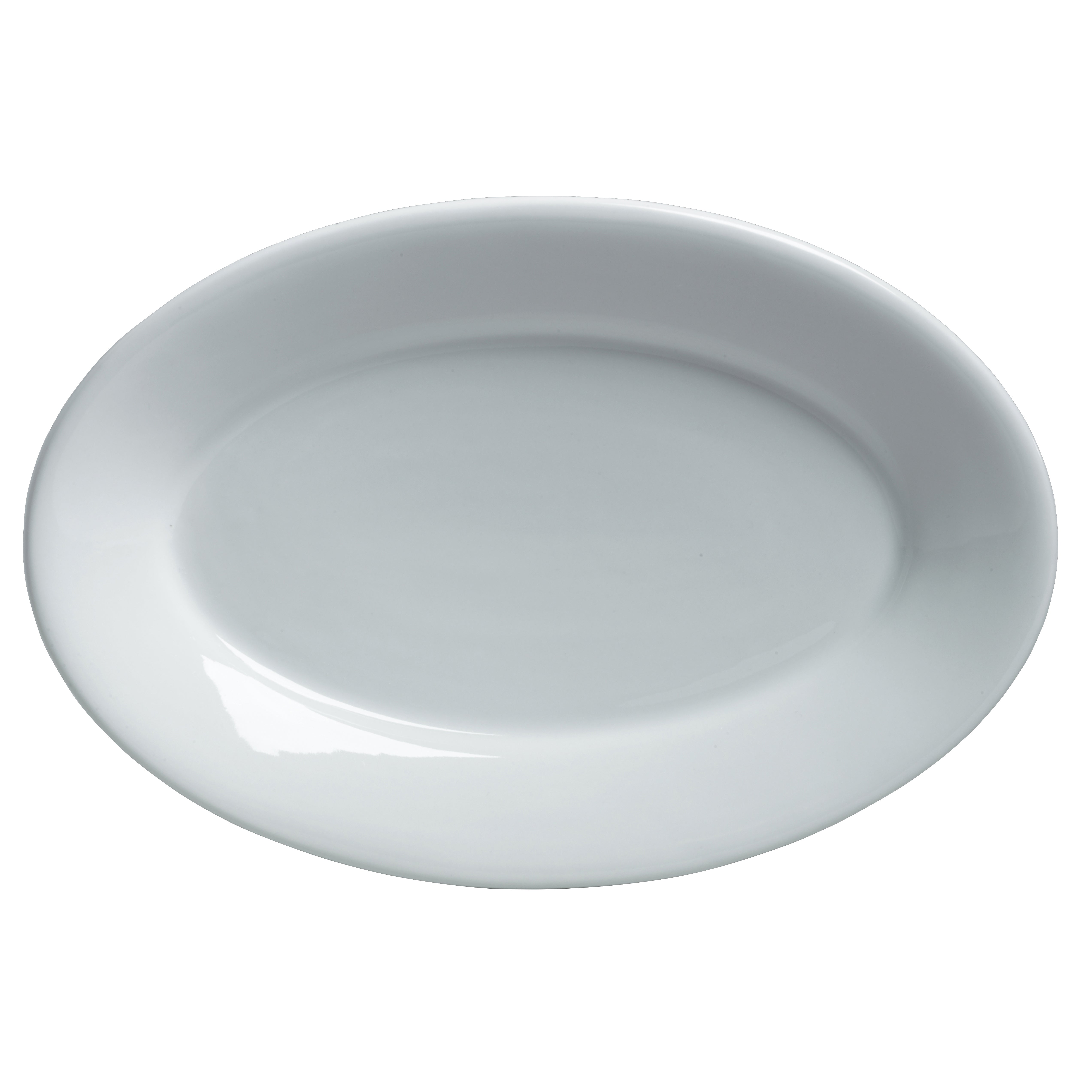 Oval Platter 8.25" Dia. W 2.875" Classic Cafe
