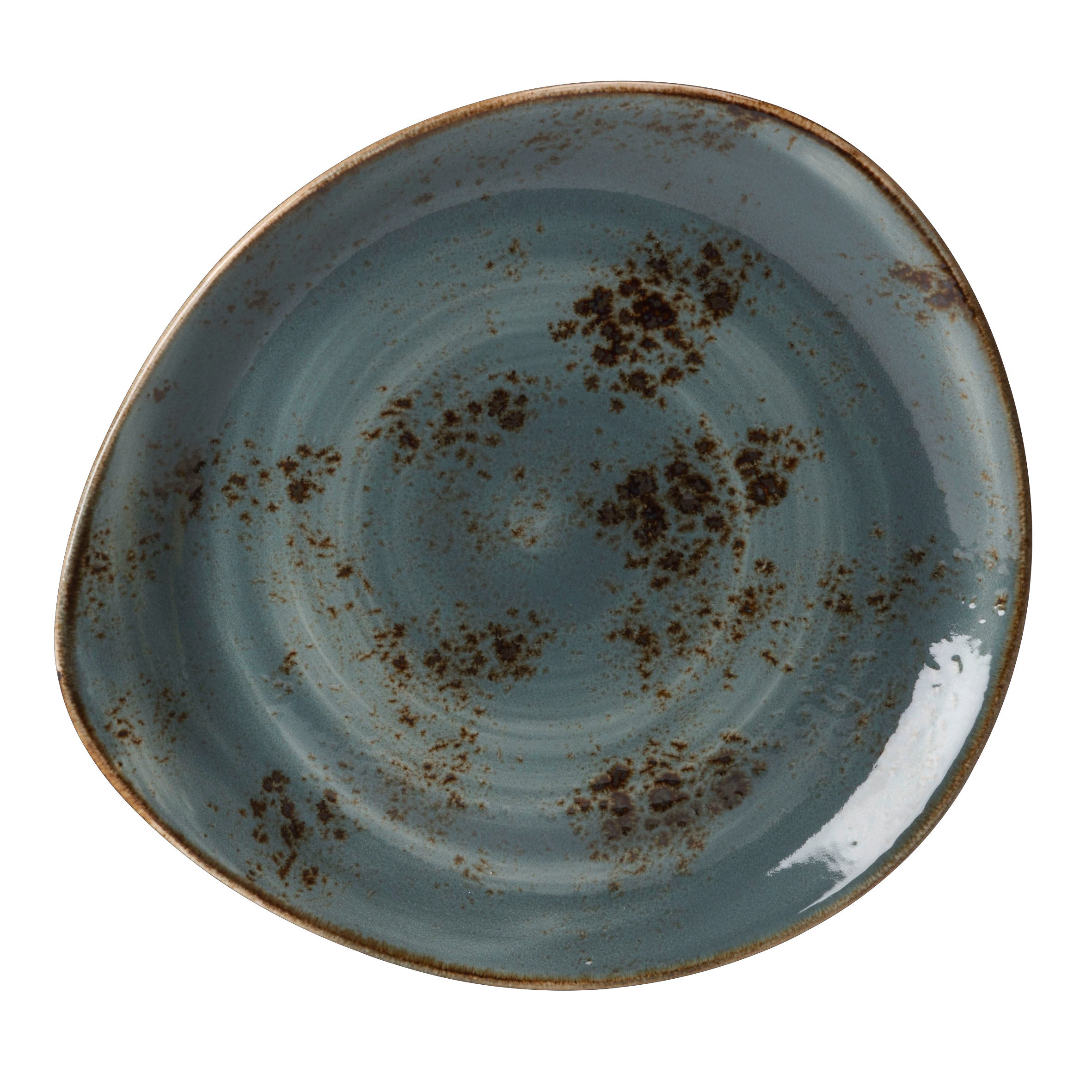 Plate L 12.0" W 10.875" Craft Blue