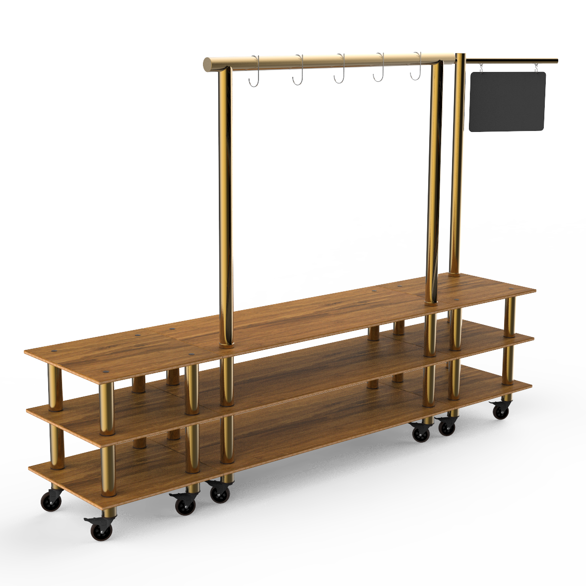 Salsa Bar Station L 130.0" W 29.5" Modular