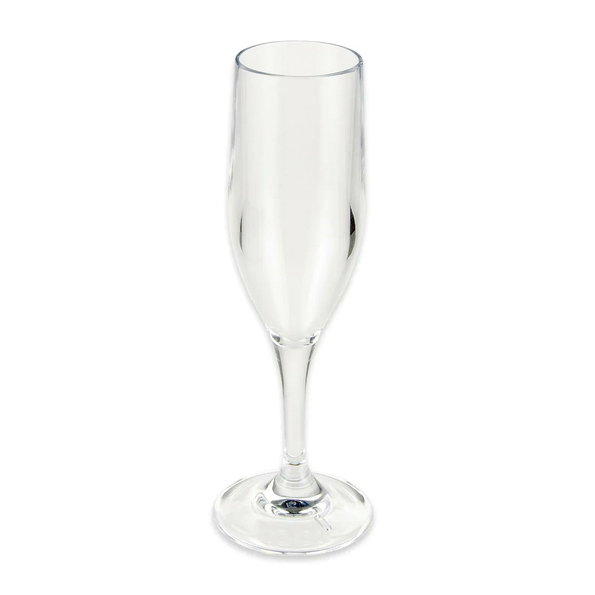 6 oz. Clear Plastic Champagne Glass