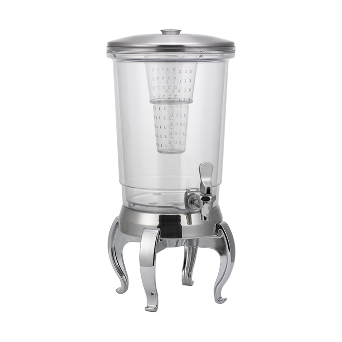 Double Wall Elite Stainless 3-Gallon Cold Beverage Dispenser in Polished Stainless