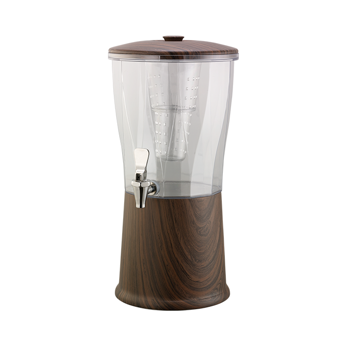 Elite Cold Beverage Dispenser 3 Gal - Dark Wood