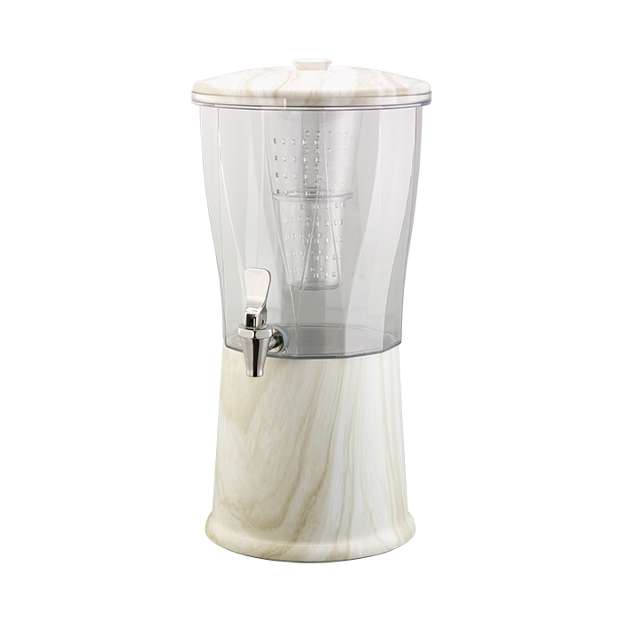 Elite Cold Beverage Dispenser 3 Gal - White Marble