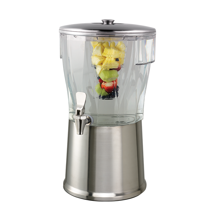 Elite Cold Beverage Dispenser 5 Gal - Brushed Polished