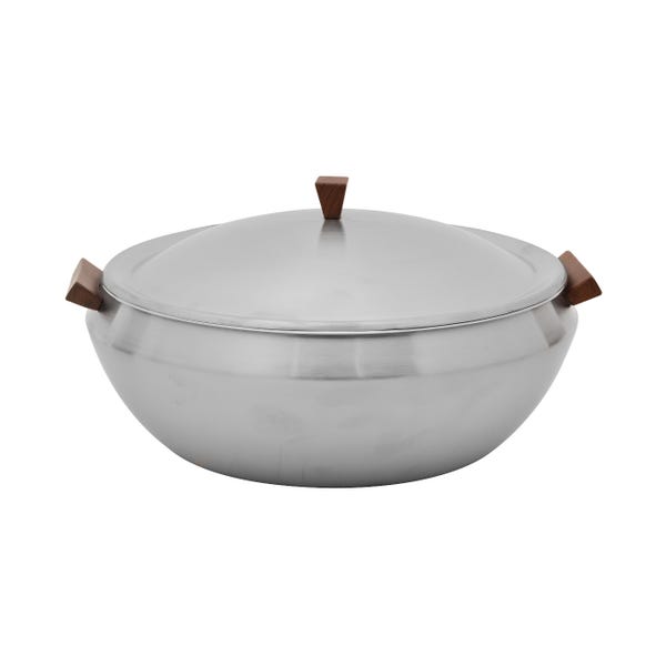 Skyra Wynwood 5 qt. Round Induction Chafer, Brushed Stainless Steel