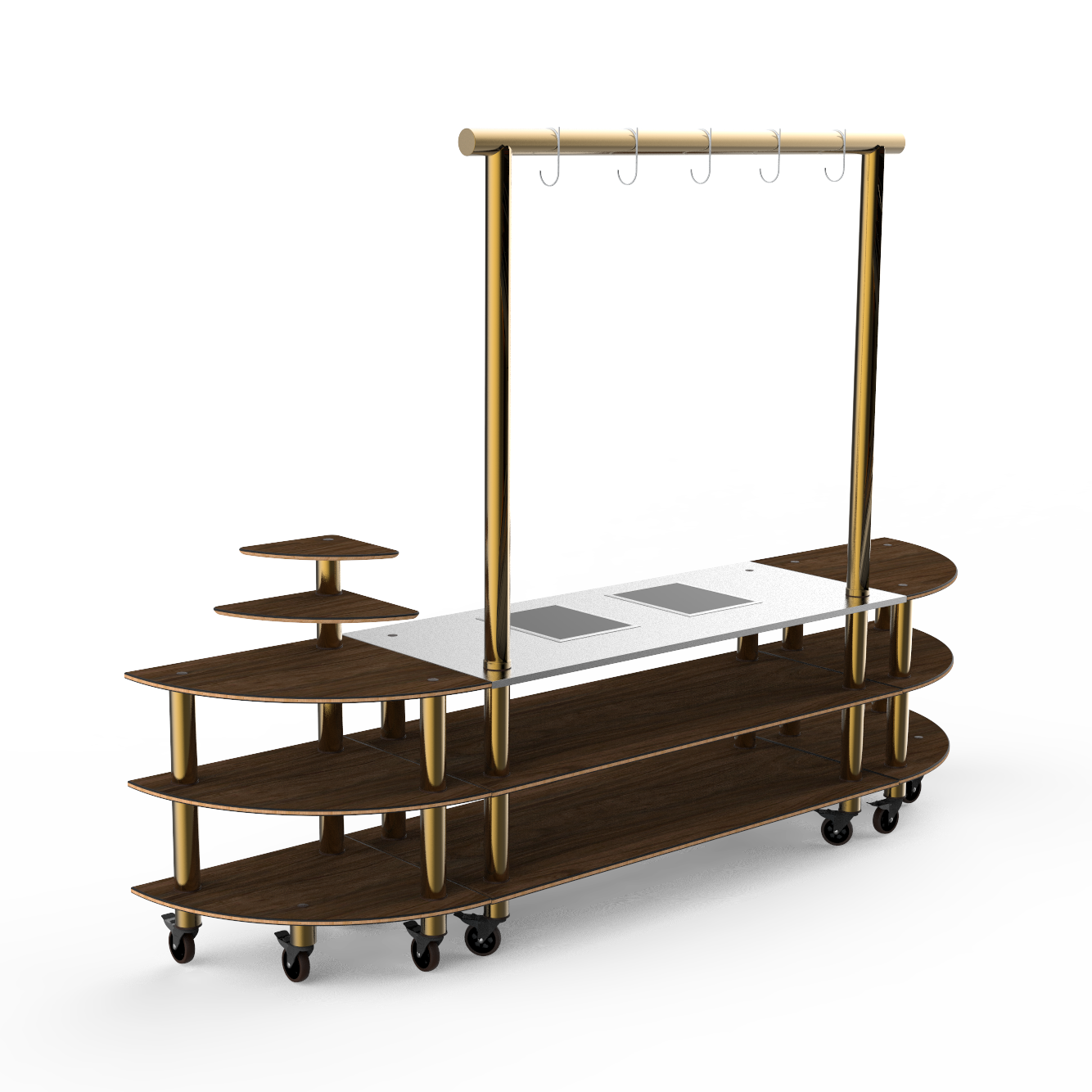Streamline Arch Induction Station L 130.0" W 29.5" Modular