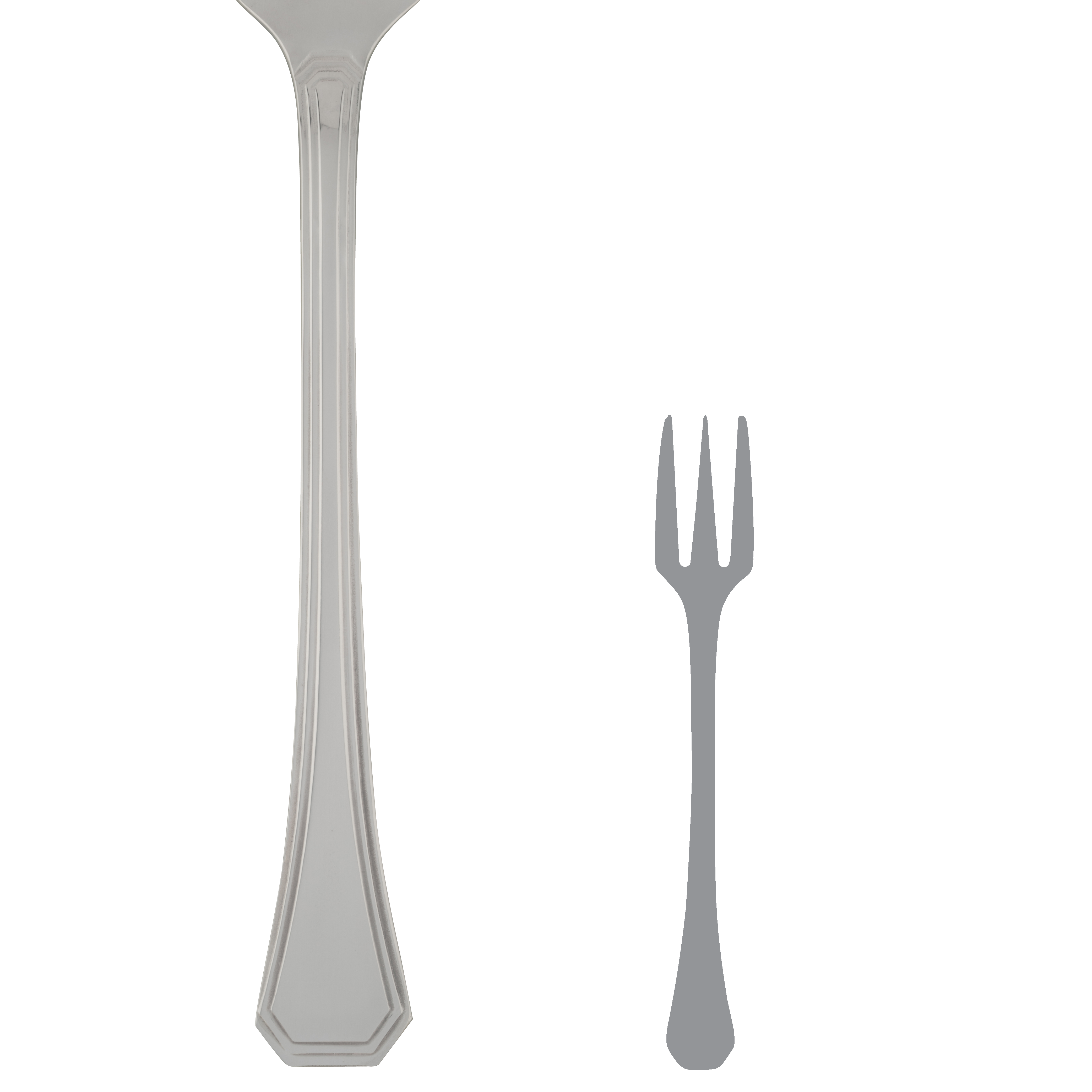 3 Prong Oyster/Cocktail Fork L 5.5" Deluxe