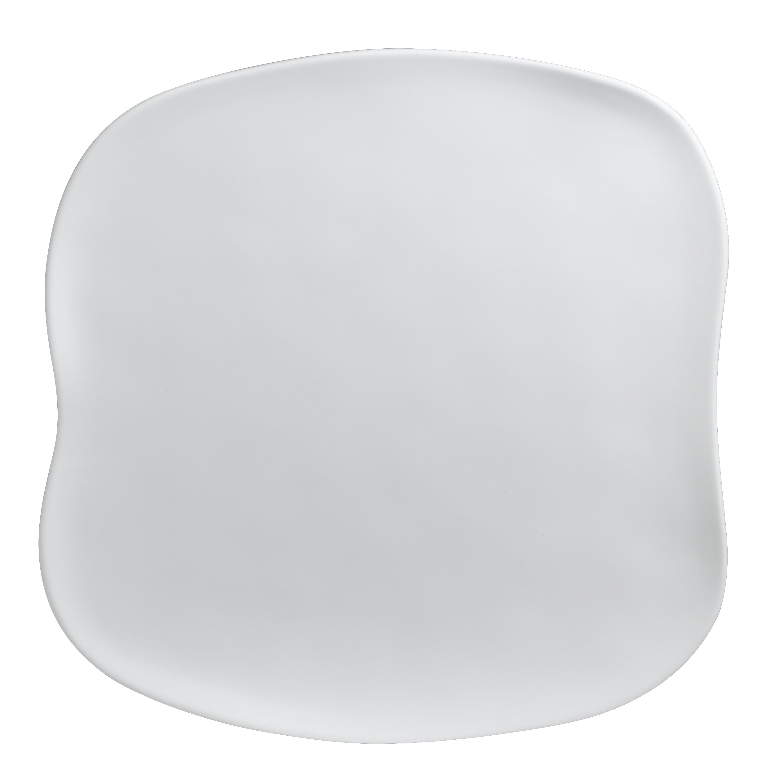 Square Platter L 15.0" W 15.0" Marisol White