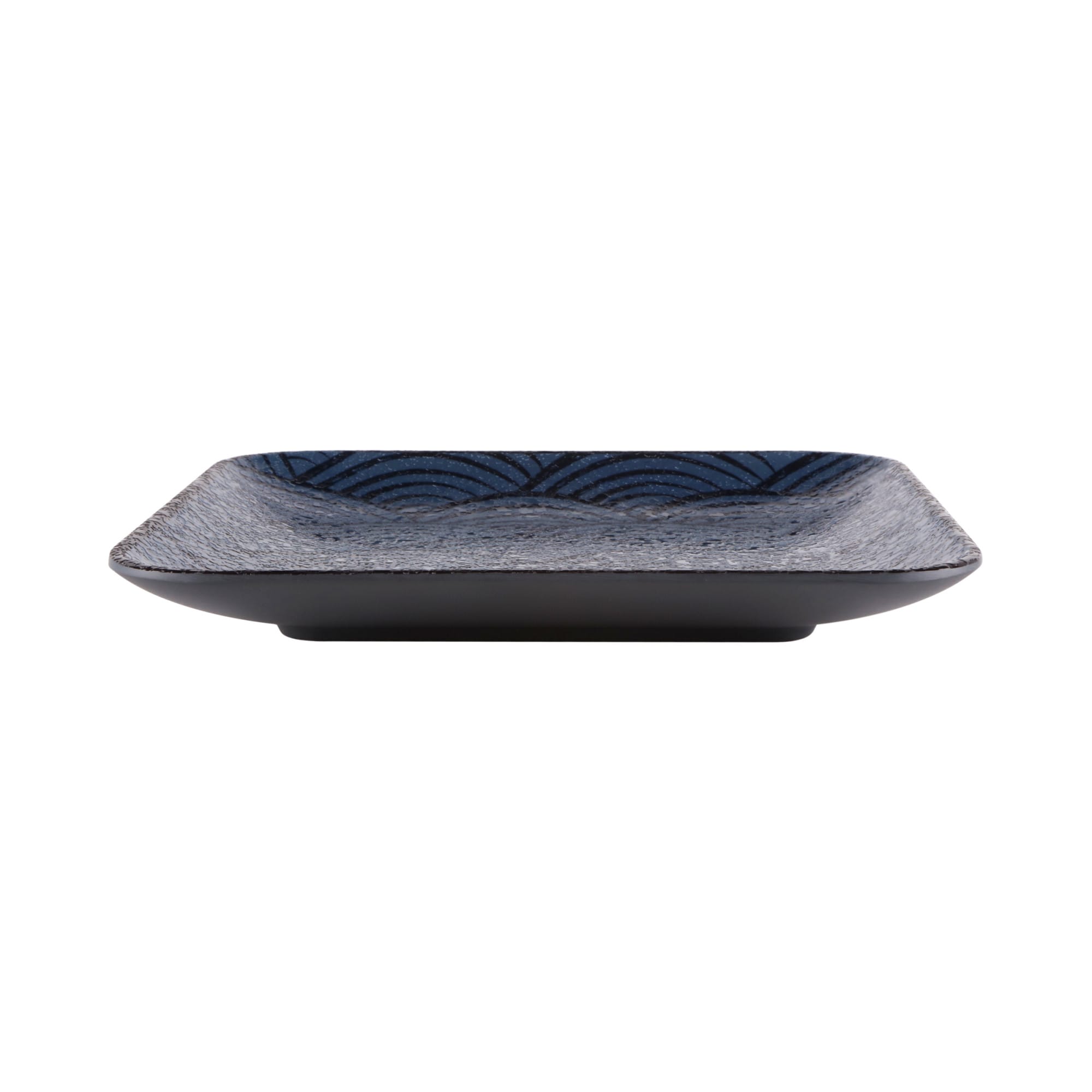 Elite Global Solutions Catalina 7-7/8" Square Melamine Plate, Dark Blue