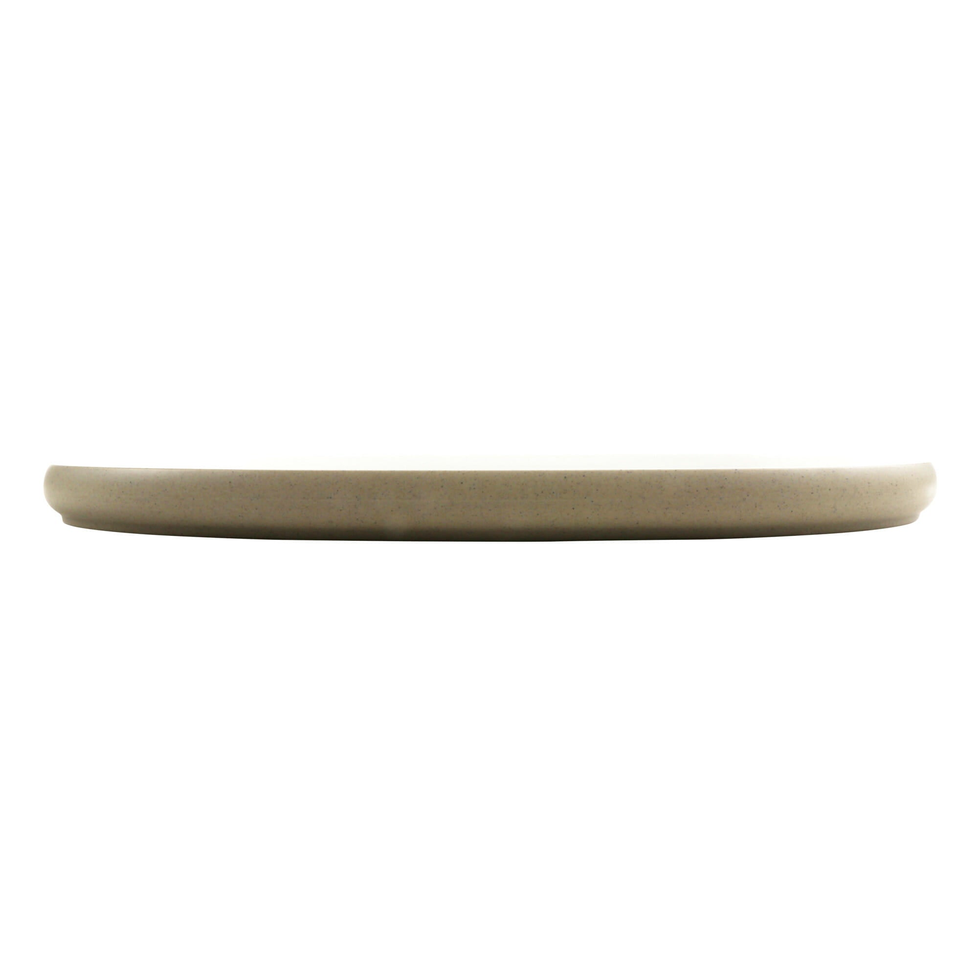 Cheforward Hatch 16.1" Oblong Melamine Plate, Touch of Honey/Sandstone