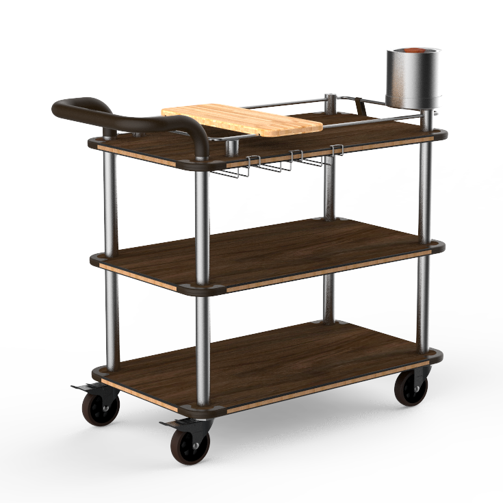 Mixology Cart L 41.5" W 21.0" Rollin