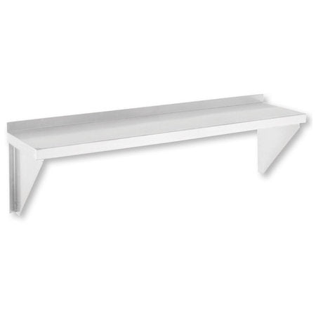 Solid Aluminum Wall Shelf, 48"W x 12"D