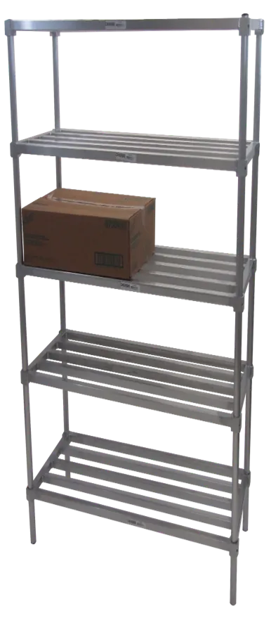 20" x 36" Adjustable Tubular Aluminum 5-Shelf Kit