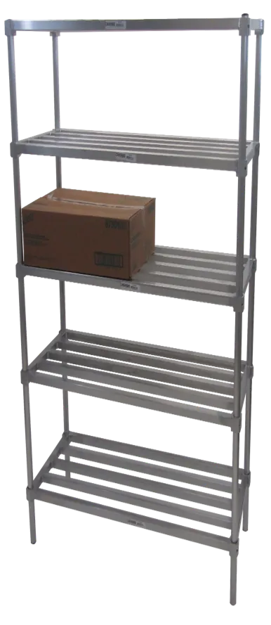 24" x 36" Adjustable Tubular Aluminum 5-Shelf Kit