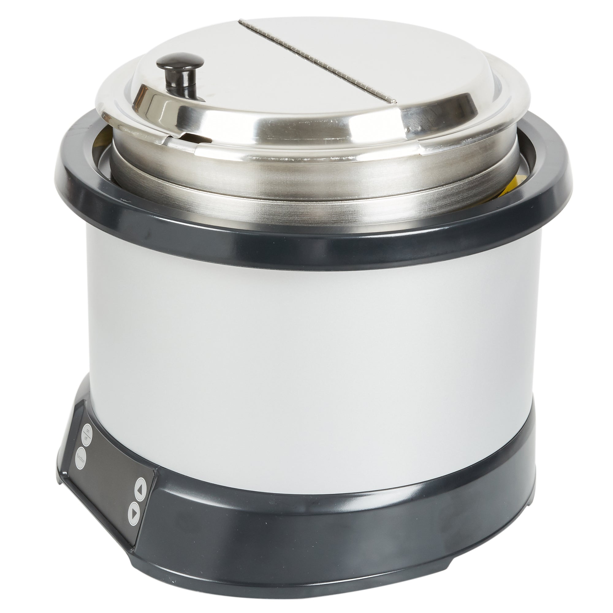 11-quart 120-volt countertop induction rethermalizer in silver