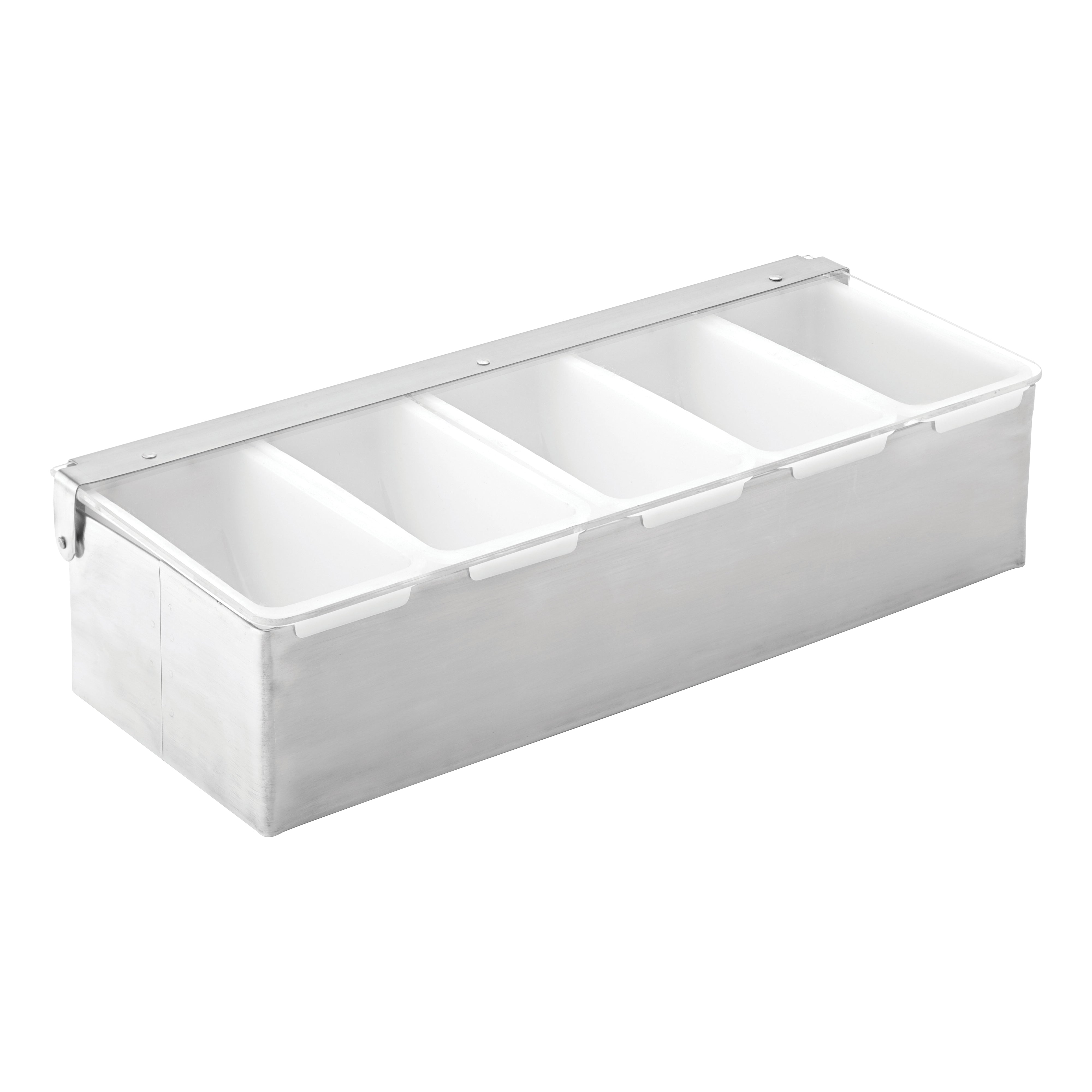 Bar Accessories Condiment Holder W/ 5 Inserts oz