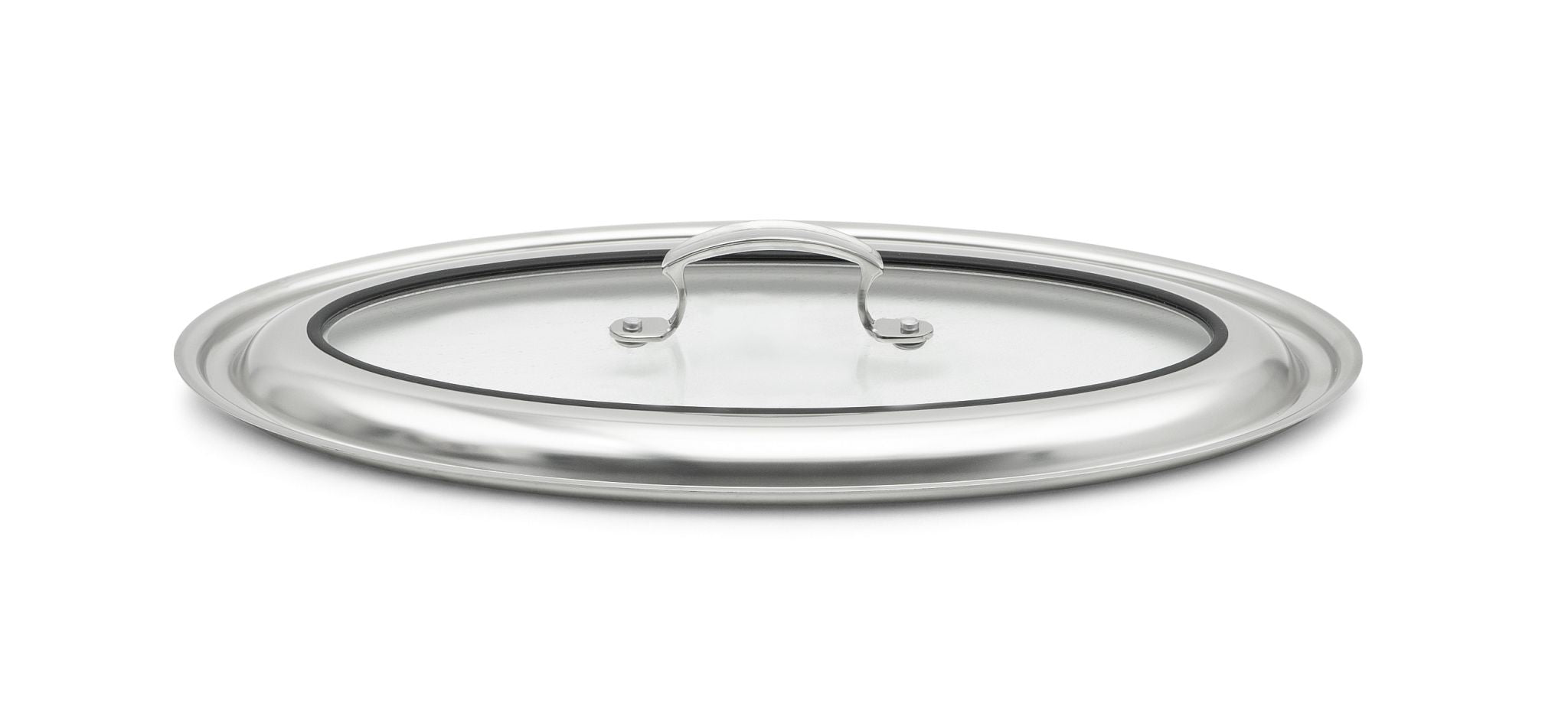 Miramar® Glass Lid For 16" Oval Au Gratin Food Pan