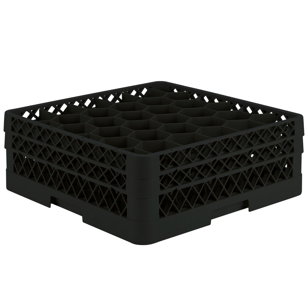 Traex® Full-Size Rack Max® 30 compartment rack with two extenders in Black