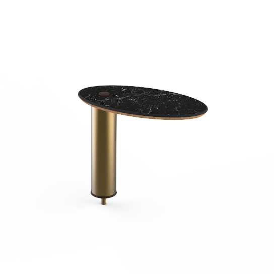 Small Oval High Display Shelf L 16.0" W 8.0" Modular