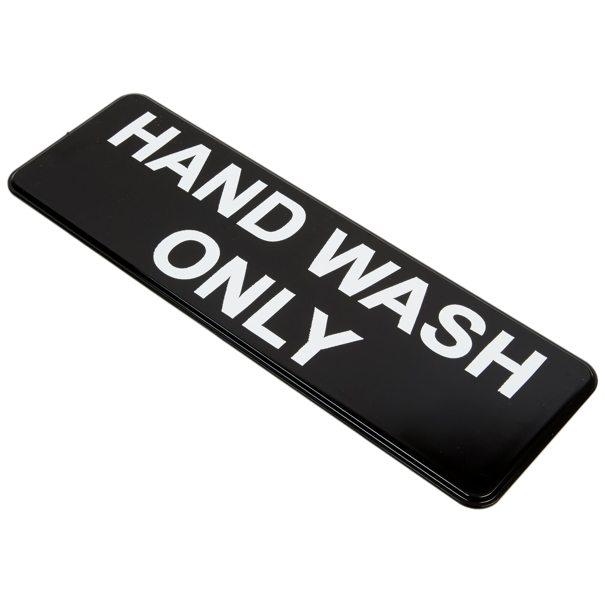 Contemporary English Symbol Signs - Hand Wash Only