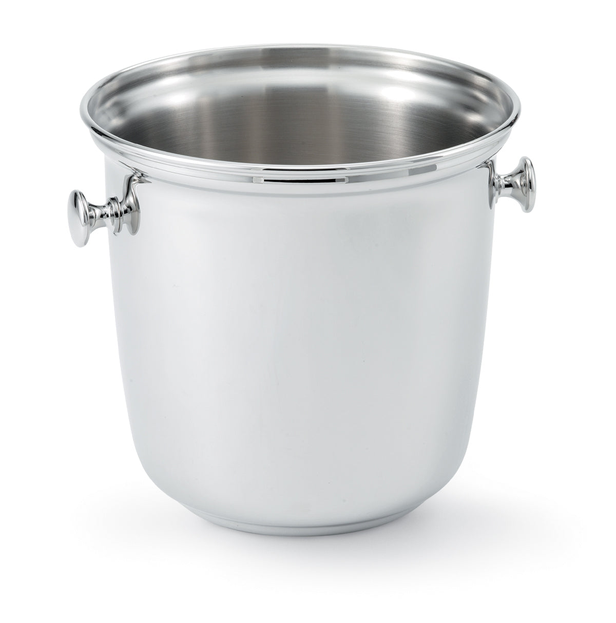 8-quart stainless steel wine bucket with handles