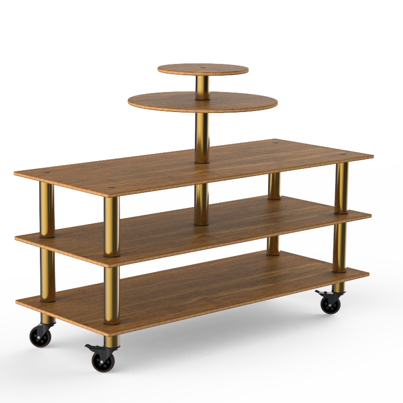 Multi Purpose Display Station L 75.0" W 29.5" Modular