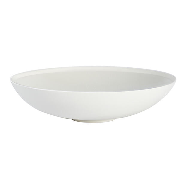 Jars Epure Shallow Bowl, 11.22"L x 11.22"W x 2.75"H, Quartz/White