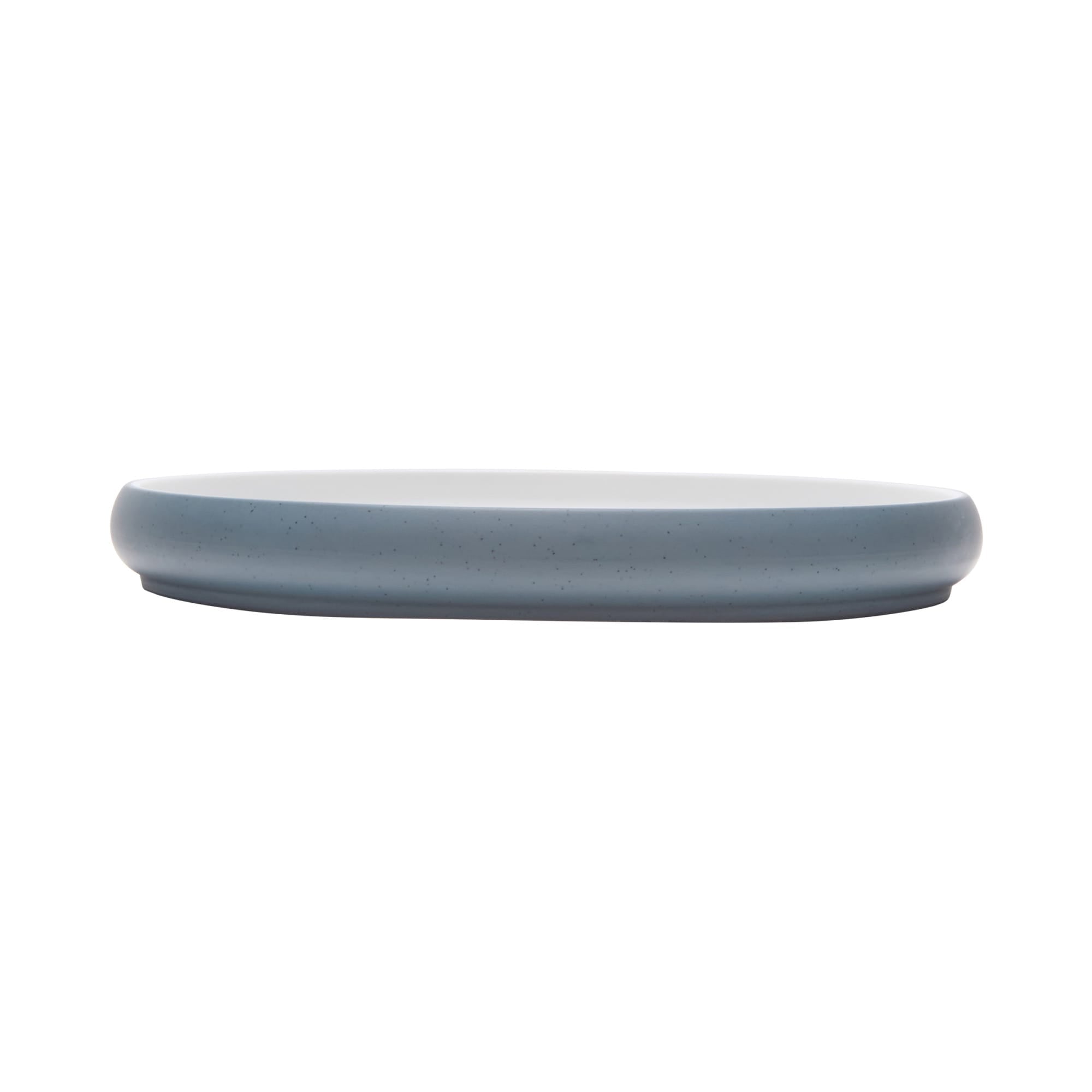 Cheforward Hatch 8.5" Round Melamine Plate, Touch of Honey/Bluejay
