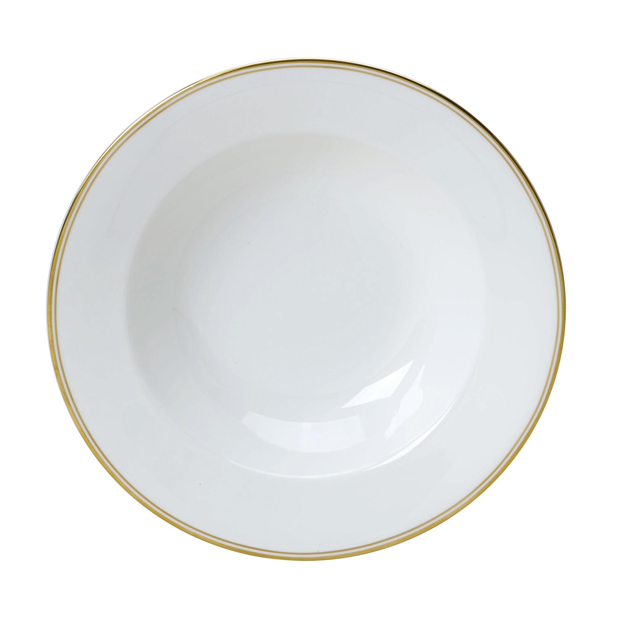 Large Rim Bowl 11.0" Dia. (21.0 Oz) Burnished Gold