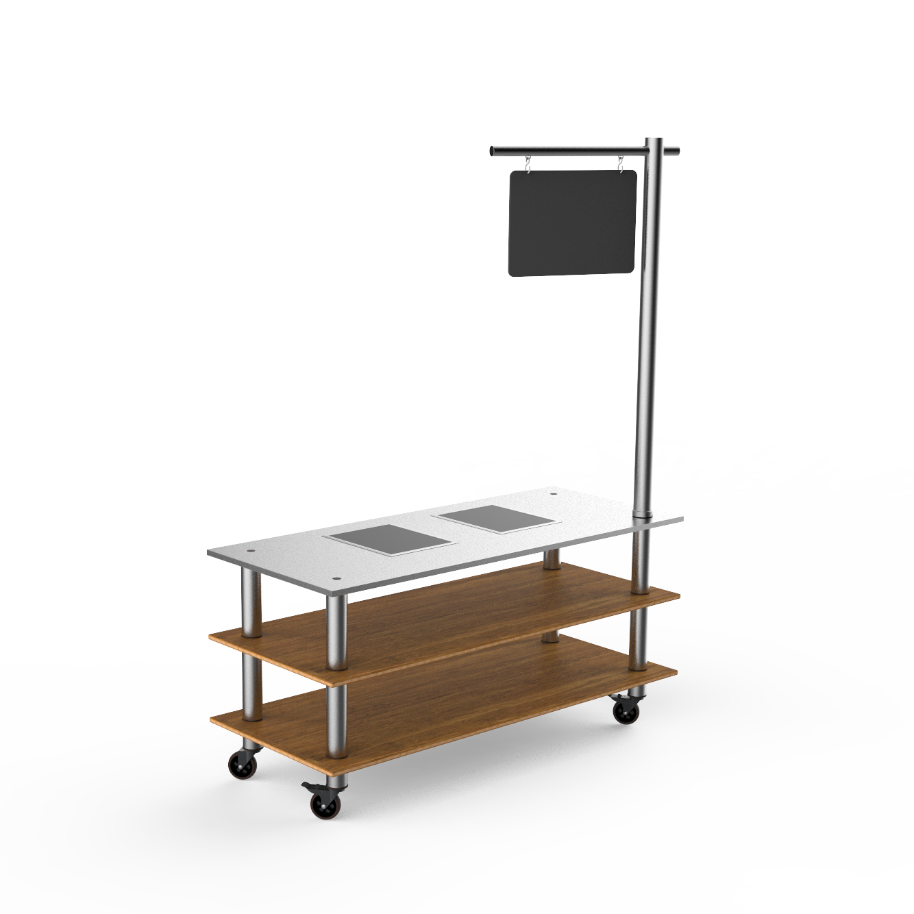 Pro Cooking Induction Station With Sign Post L 71.0" W 29.5" Modular