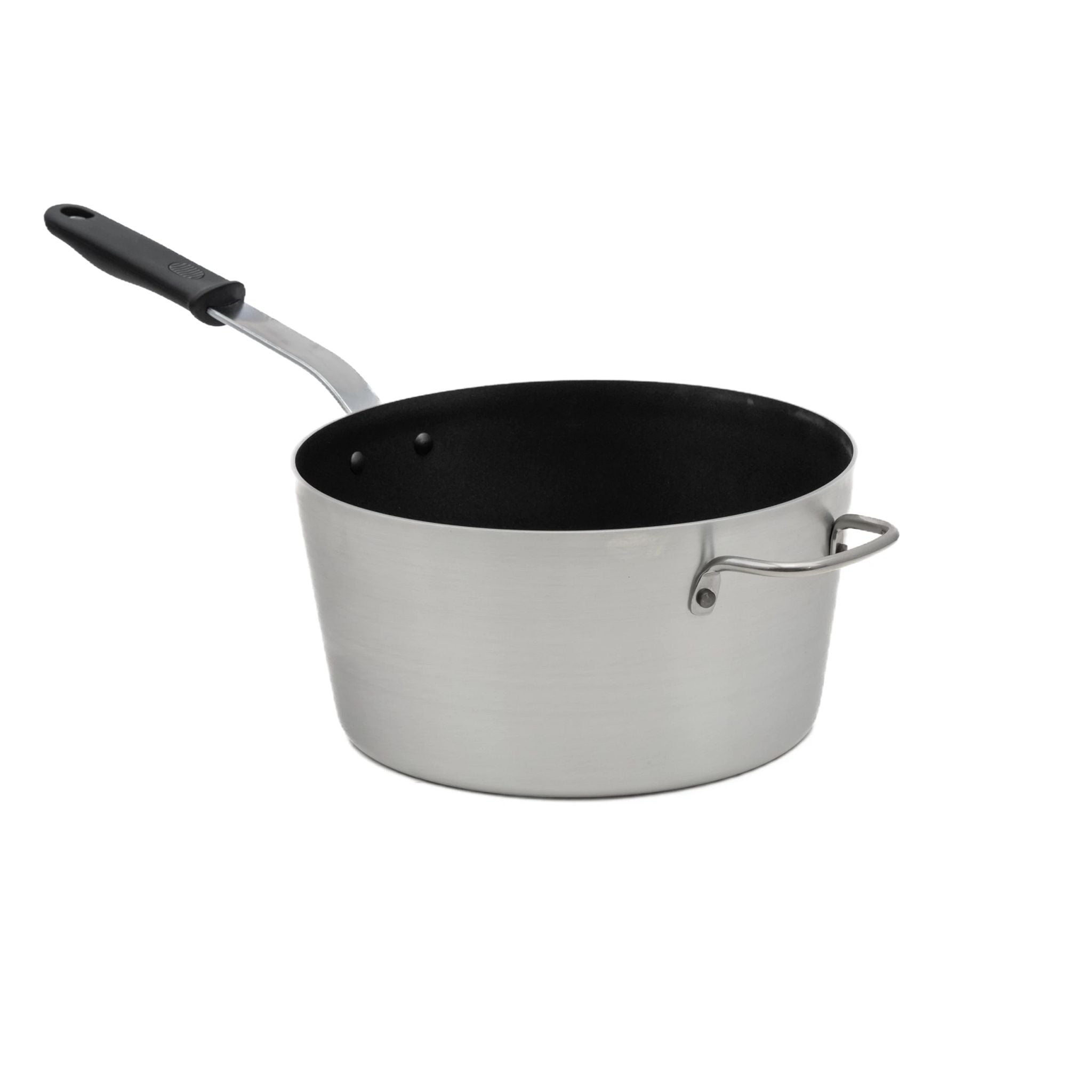8 ½-Quart Wear-Ever® Tapered Aluminum Saucepan with Steelcoat X3™ Nonstick Coating and Silicone Handle