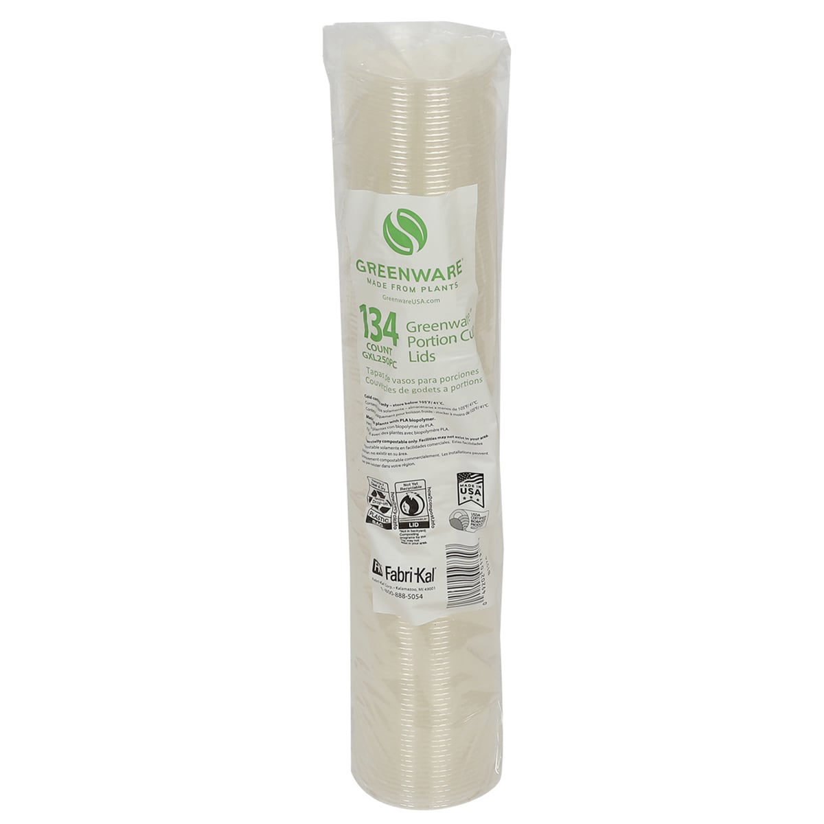 Compostable Lid for 2 oz. Souffle Cups
