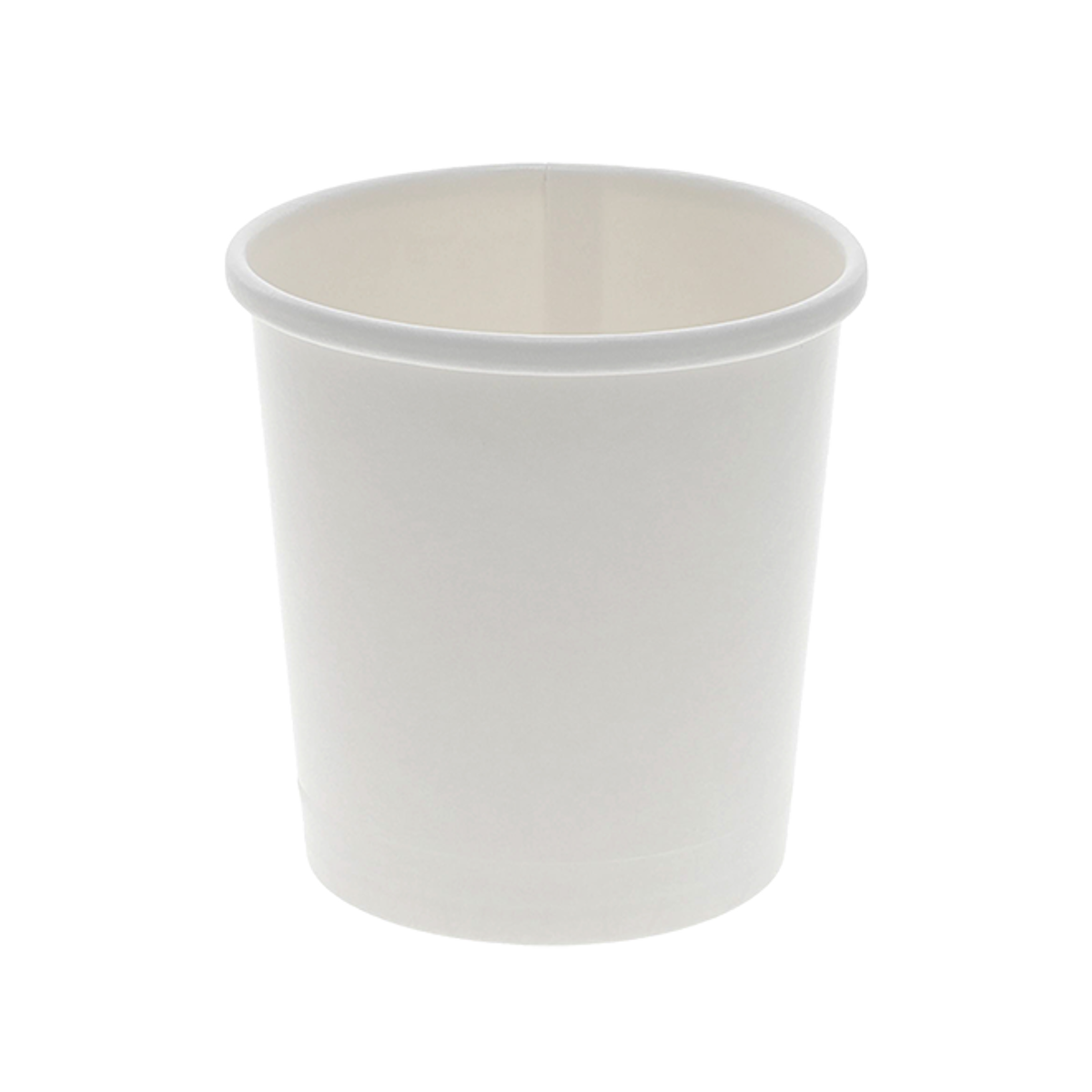 16 oz. White Double-Poly Soup Container with Lid 250-Count