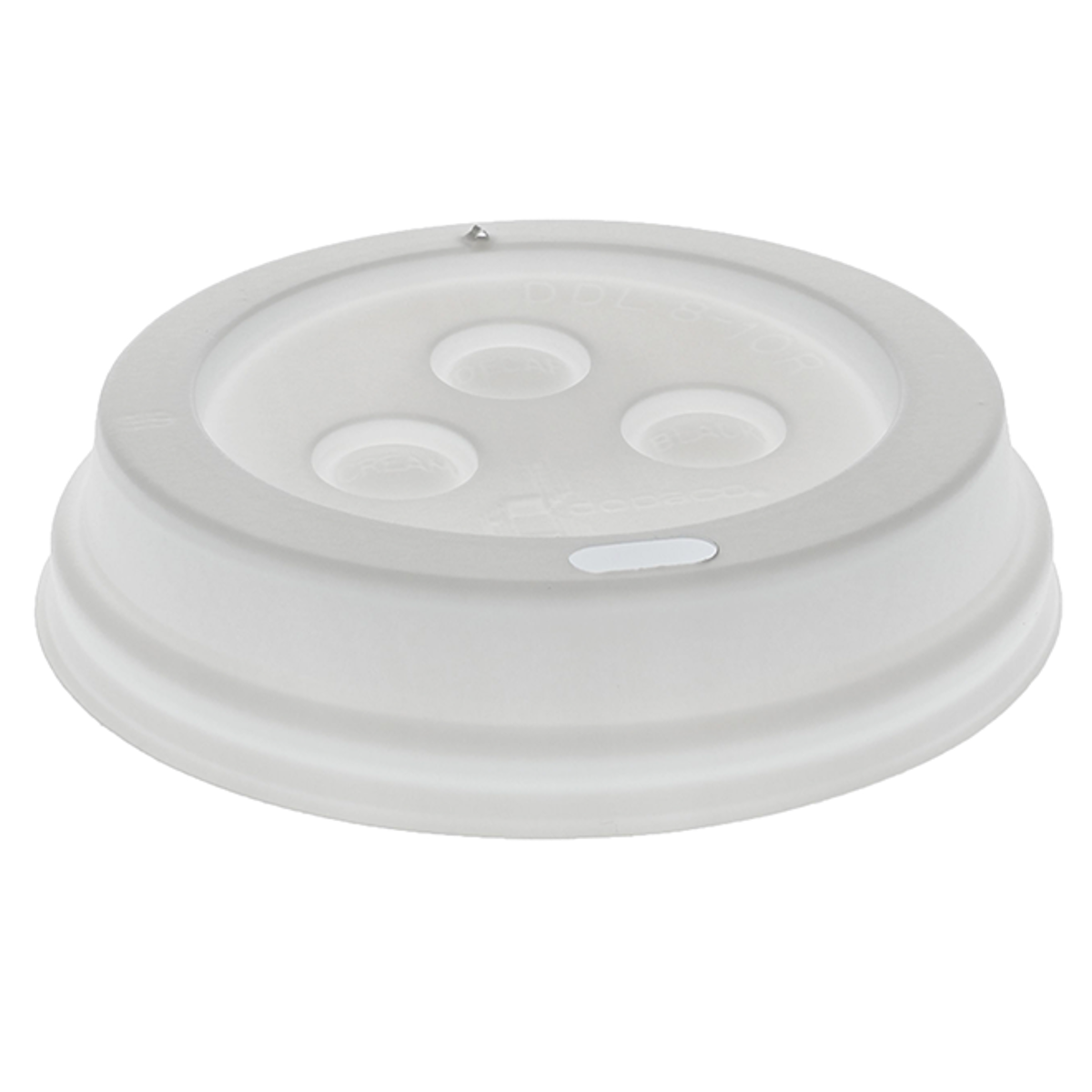 Dome lid for 8oz Hot Cup, White