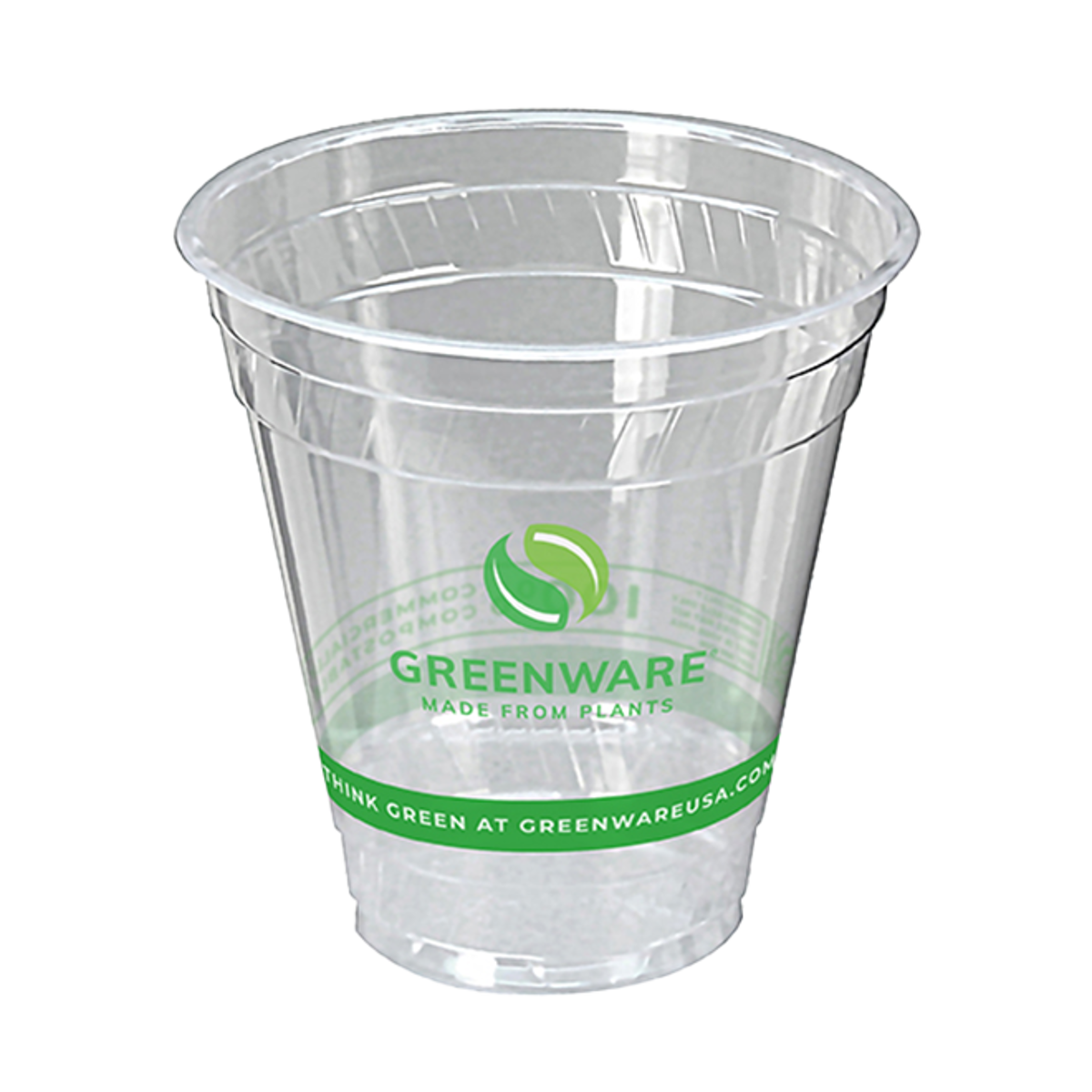 Fabrikal Greenware cup 12oz Clear, Stock Print