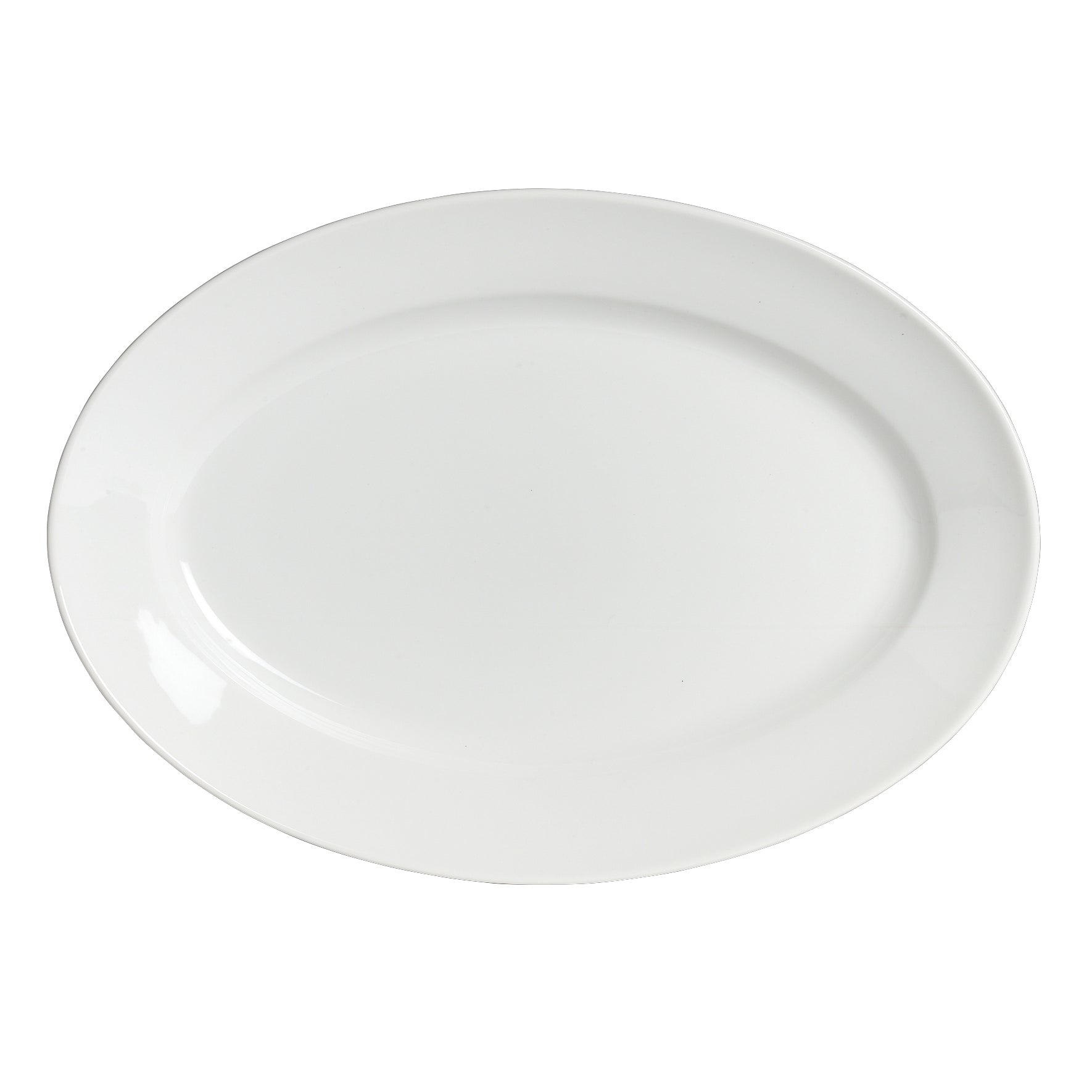 Oval Rim Platter L 15.5" W 10.875" Patra