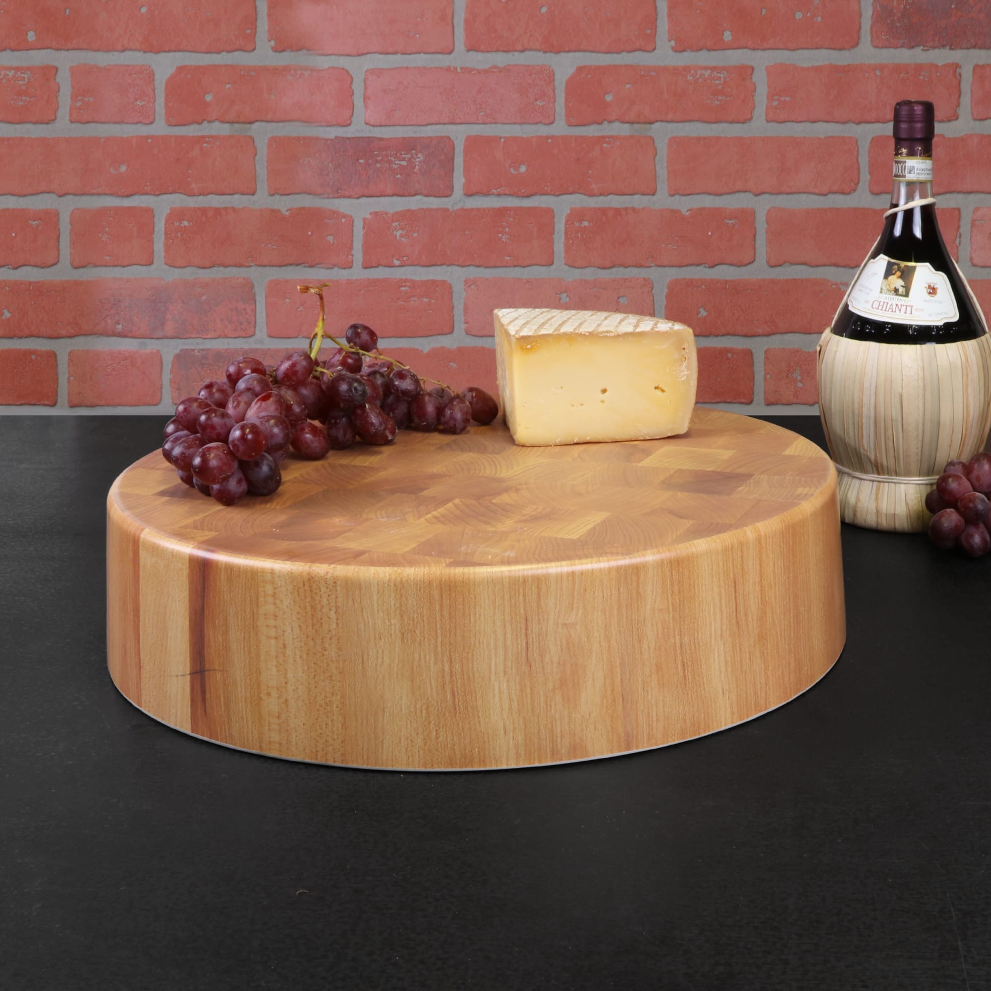 Elite Global Solutions Fo Block 18" Round Butcher Block Riser