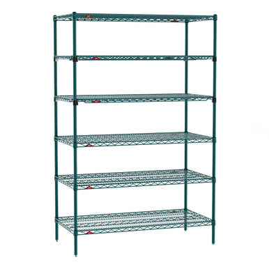 Super Erecta® Starter Shelving Unit, 60"W x 18"D x 74"H